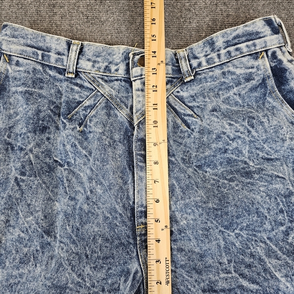 VTG RARE 80s Bon Jour Womens Acid Wash Tapered Mom Jeans Acid Wash 22 USA NWT - Picture 13 of 16